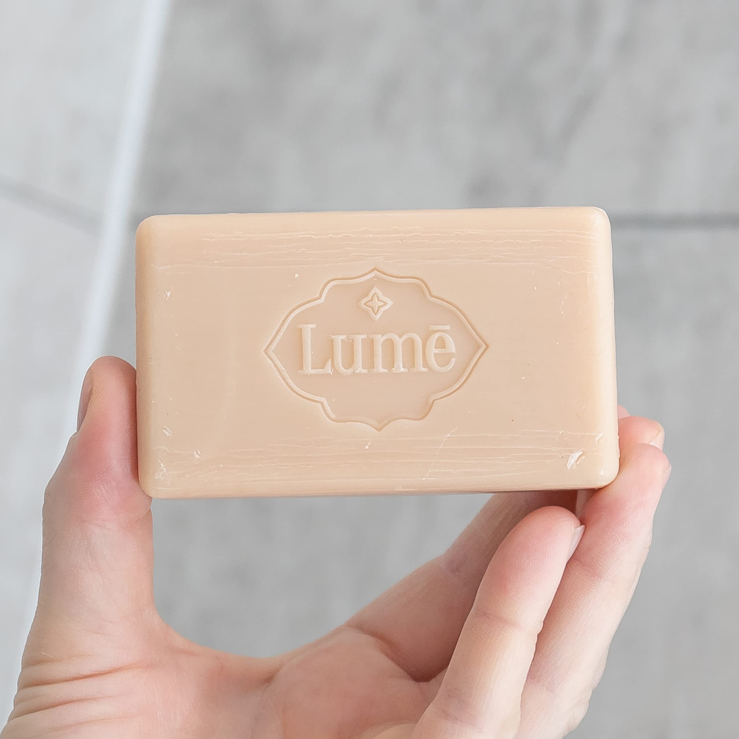 Lume bar soap odor-control after shower benefits for skin and sheets.