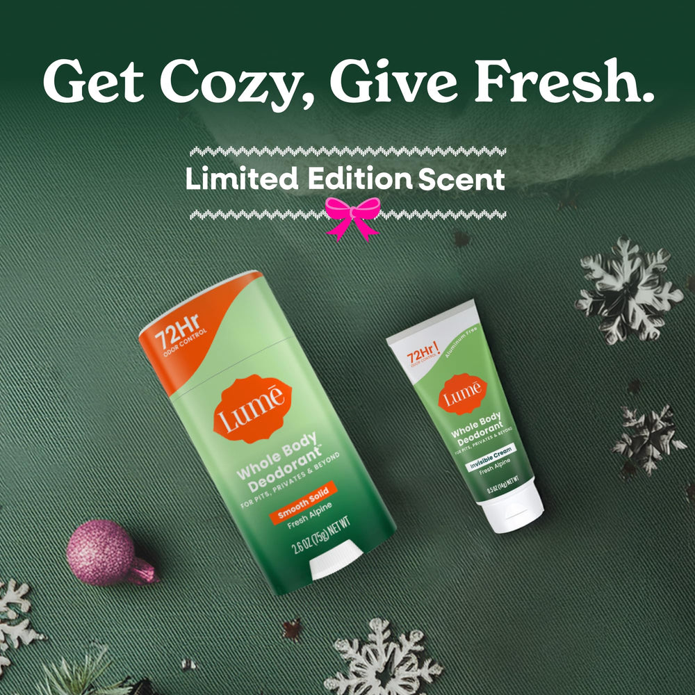 Lume Fresh Alpine fragrance with forest-green visuals