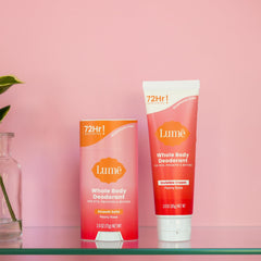 Lume odor-control for pits, privates, and beyond keeps you fresh.
