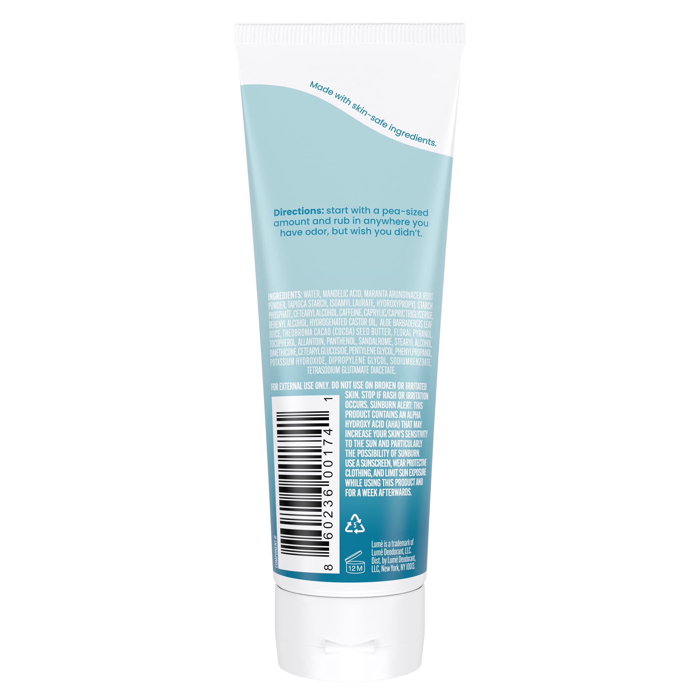 Lume pH-balanced formula blocks odor before it starts.