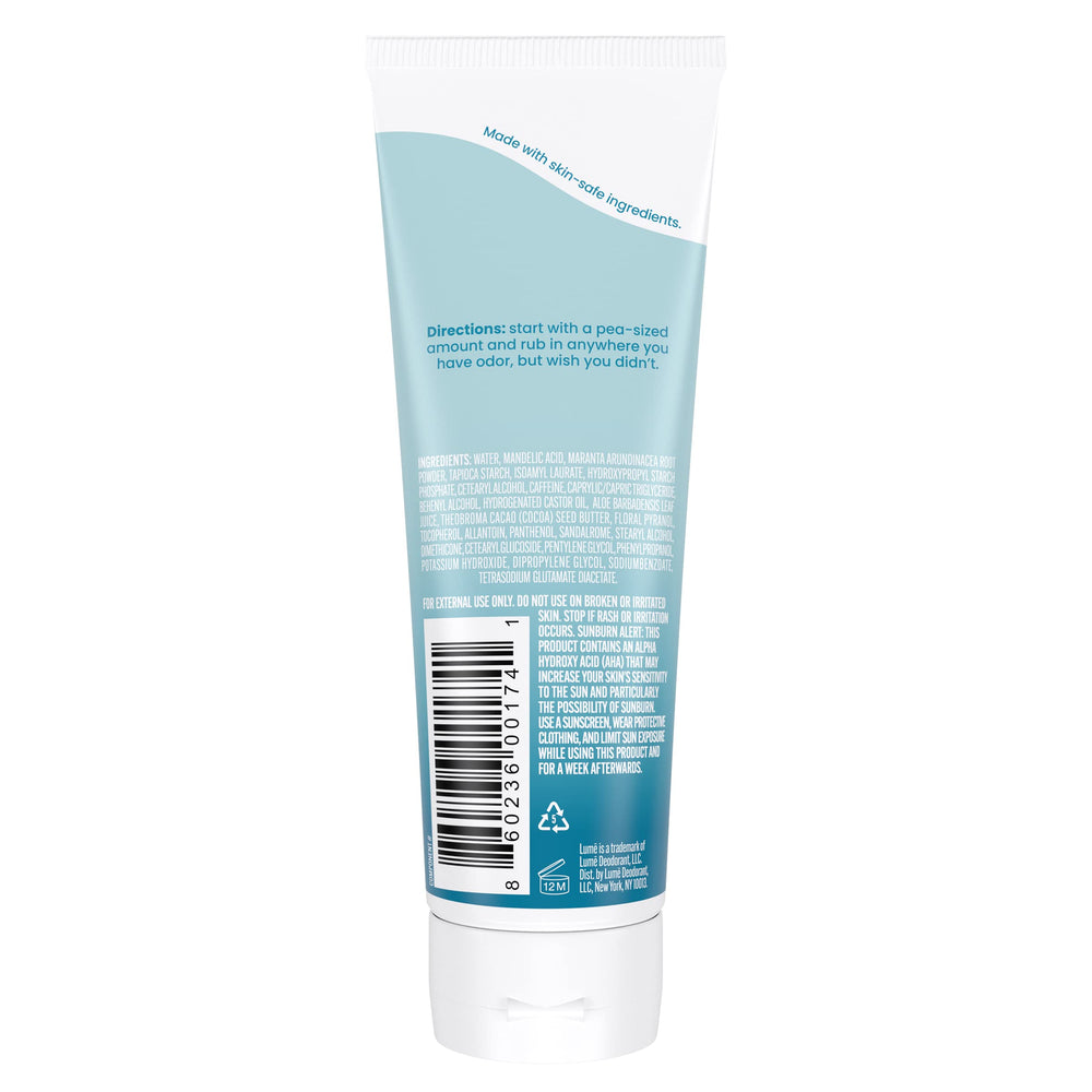 Lume pH-balanced formula blocks odor before it starts.