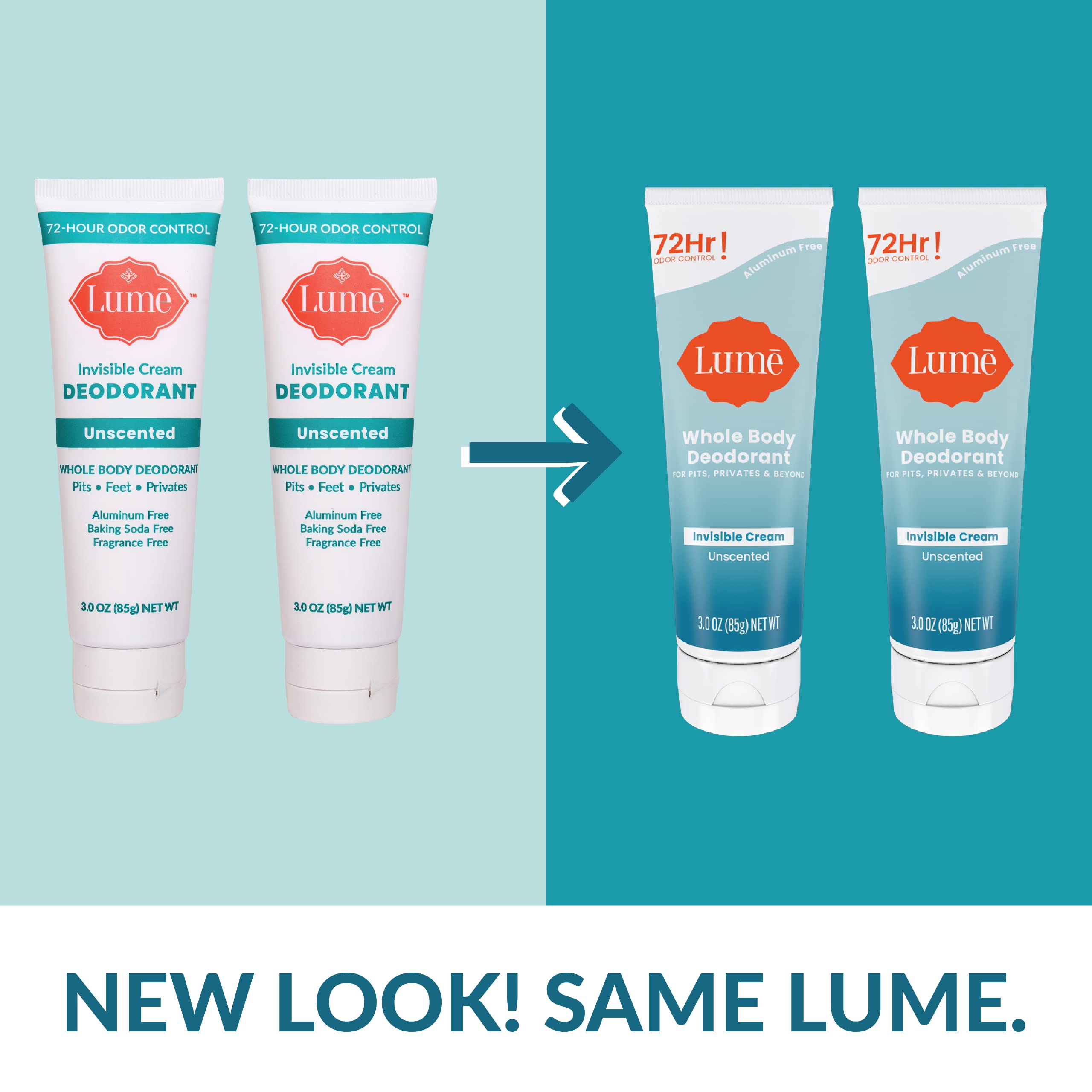 Lume pH-balanced preodorant approach blocks odor before it starts.