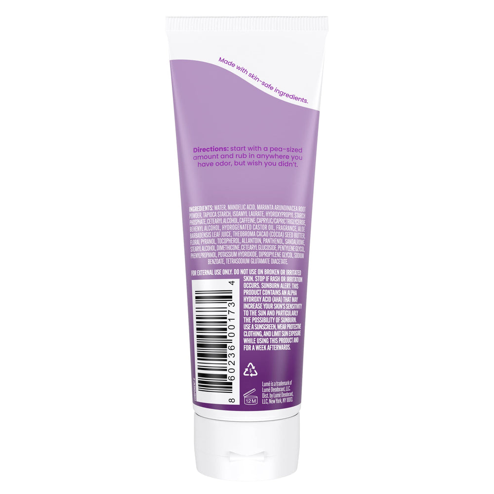 Lume skin-safe hypoallergenic design for delicate areas.