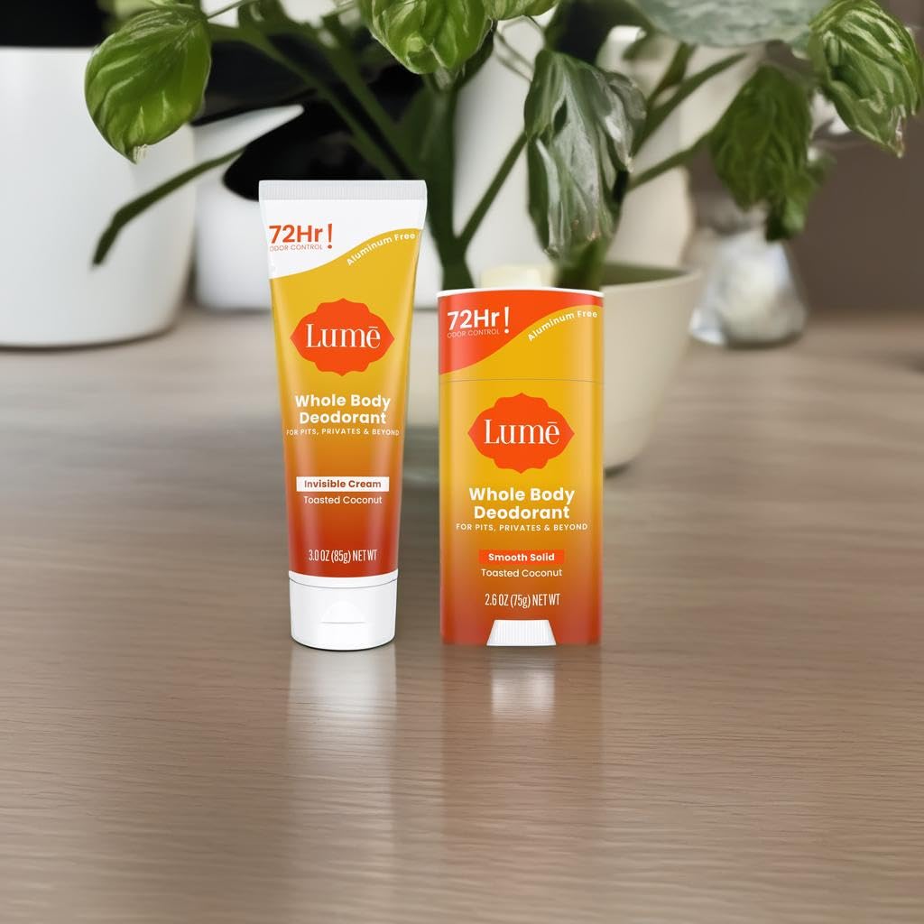 Lume two-pack bundle box front view emphasizing value and convenience.