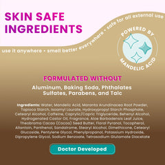 Lume Vanilla Bliss deodorant stick package view highlighting skin-friendly formula.