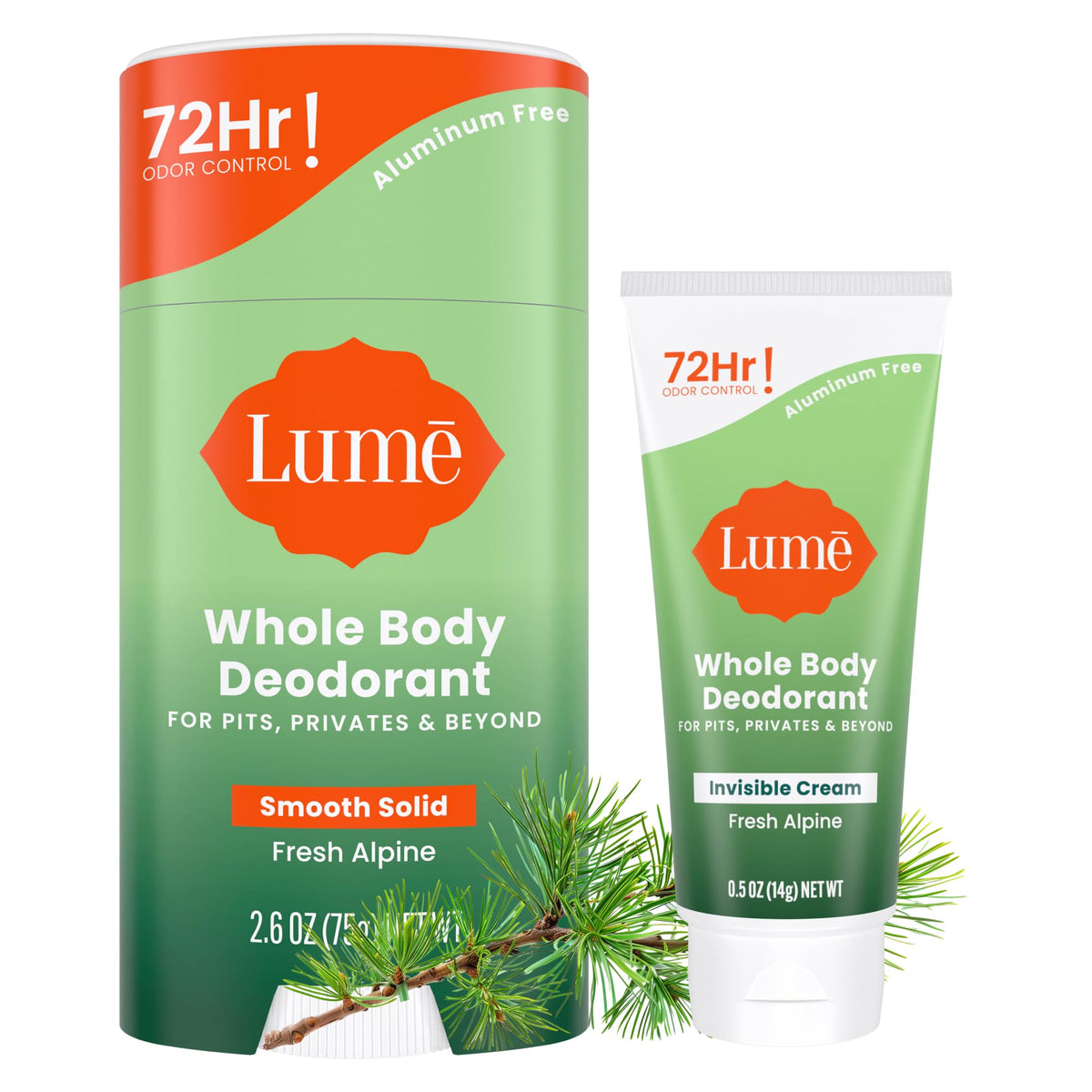 Lume mini-tube Fresh Alpine for versatile odor control