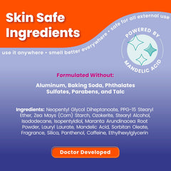 Lume Whole Body Deodorant smooth solid stick closeup shows skin-friendly formula