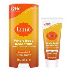 Lume solid-stick bundle ready for all-over odor control on the go.
