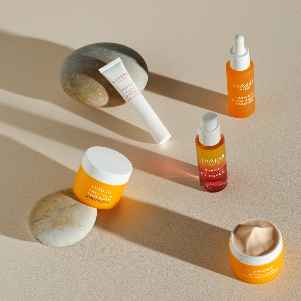 Lumene circular beauty icon representing upcycled ingredient and sustainability.