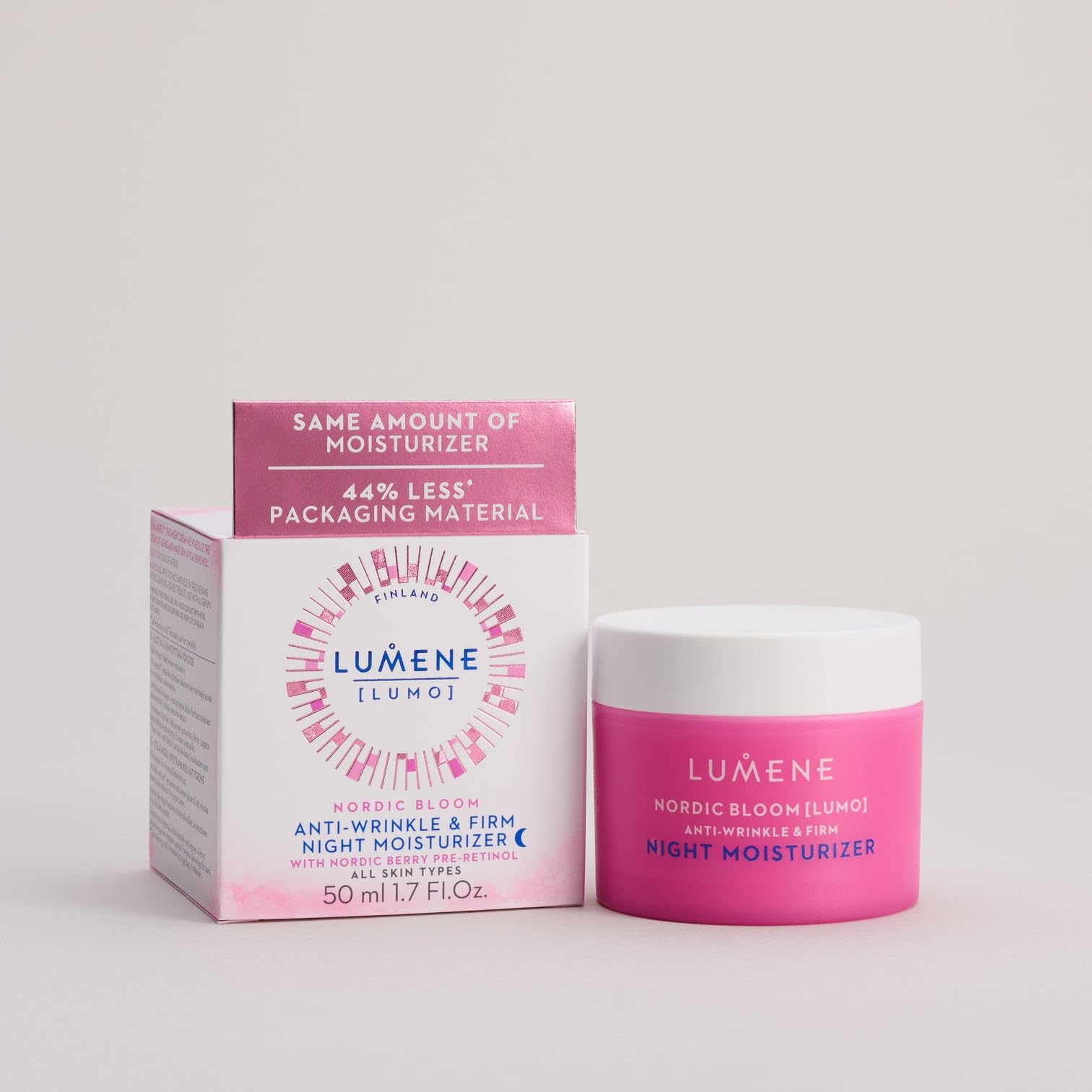Lumene Nordic Bloom Lumo sea buckthorn oil image signals nourishing vitamin-rich renewal