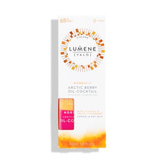 Lumene Nordic-C Valo Arctic Berry Face Oil dropper for precise hydration