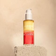 Lumene Nordic-C Valo Arctic Berry Face Oil ingredient blend featuring Arctic Cranberry Seed Oil