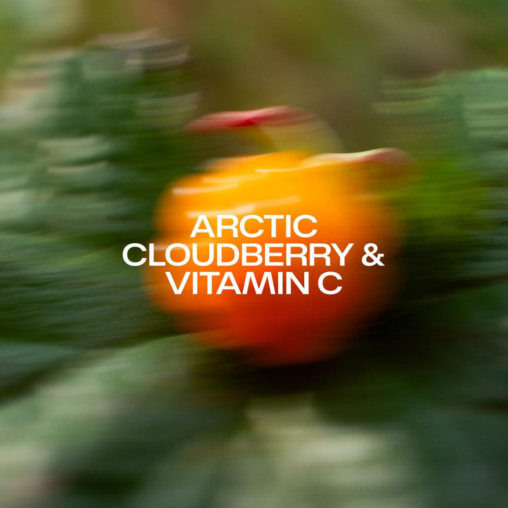 Lumene Nordic-C Valo Glow Boost vegan packaging highlights upcycled ingredients