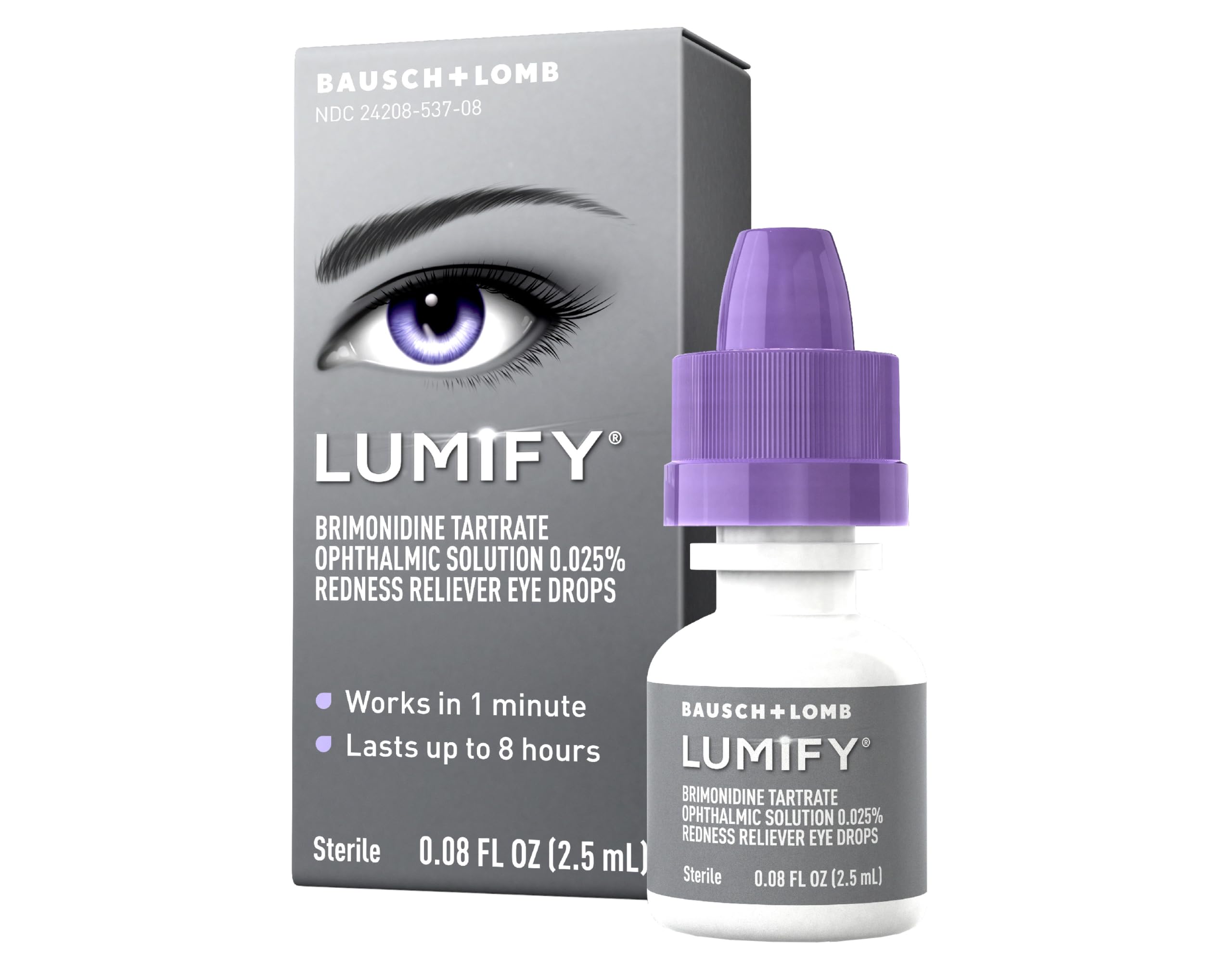 Lumify pack-of-6 box for convenient multi-pack eye care.