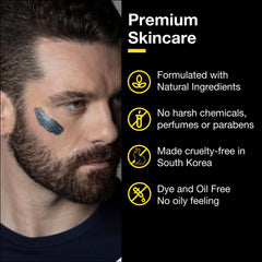 Lumin Charcoal Face Wash activated-charcoal closeup highlights pore-clearing formula.