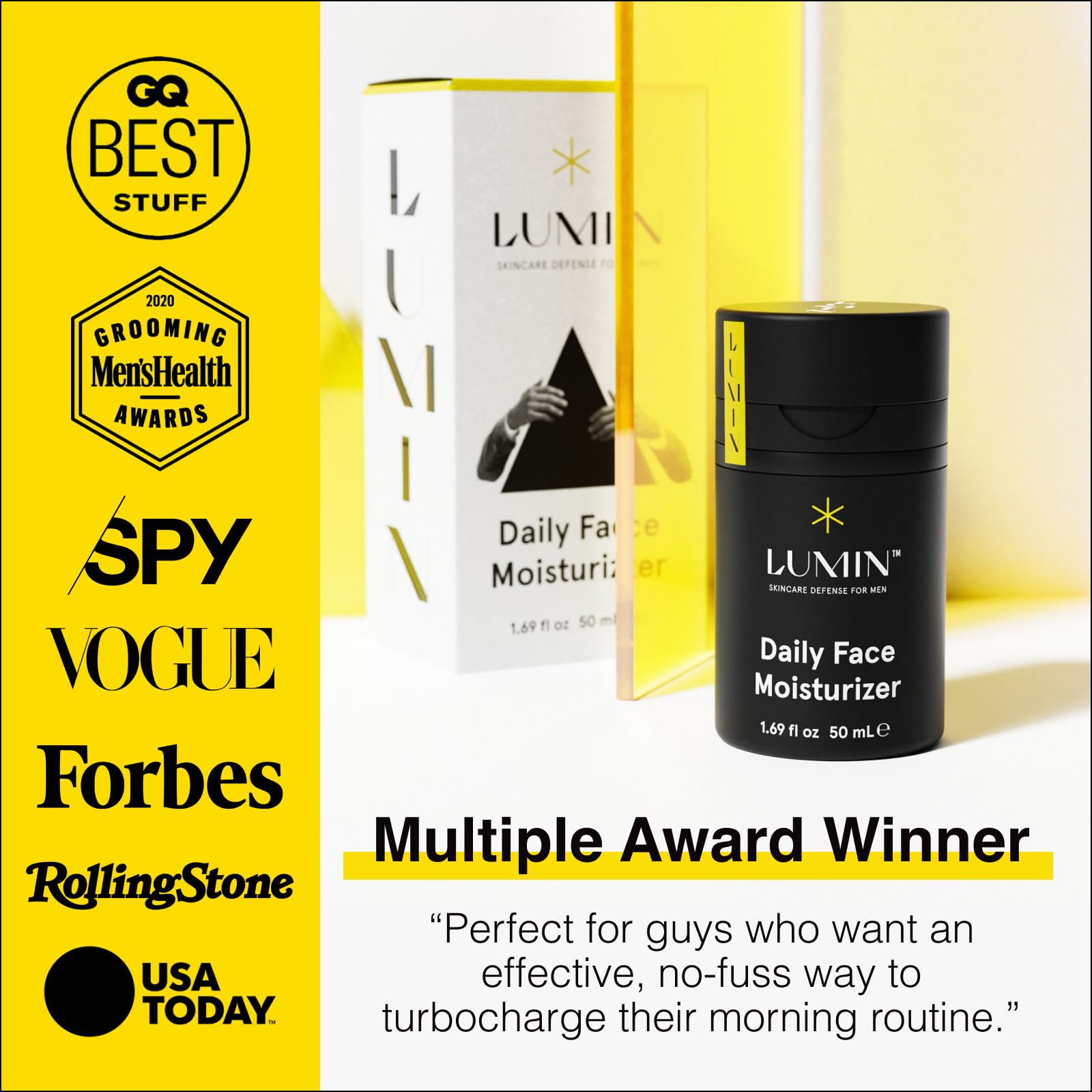 Lumin Niacinamide boost closeup suggests smoother texture and even tone