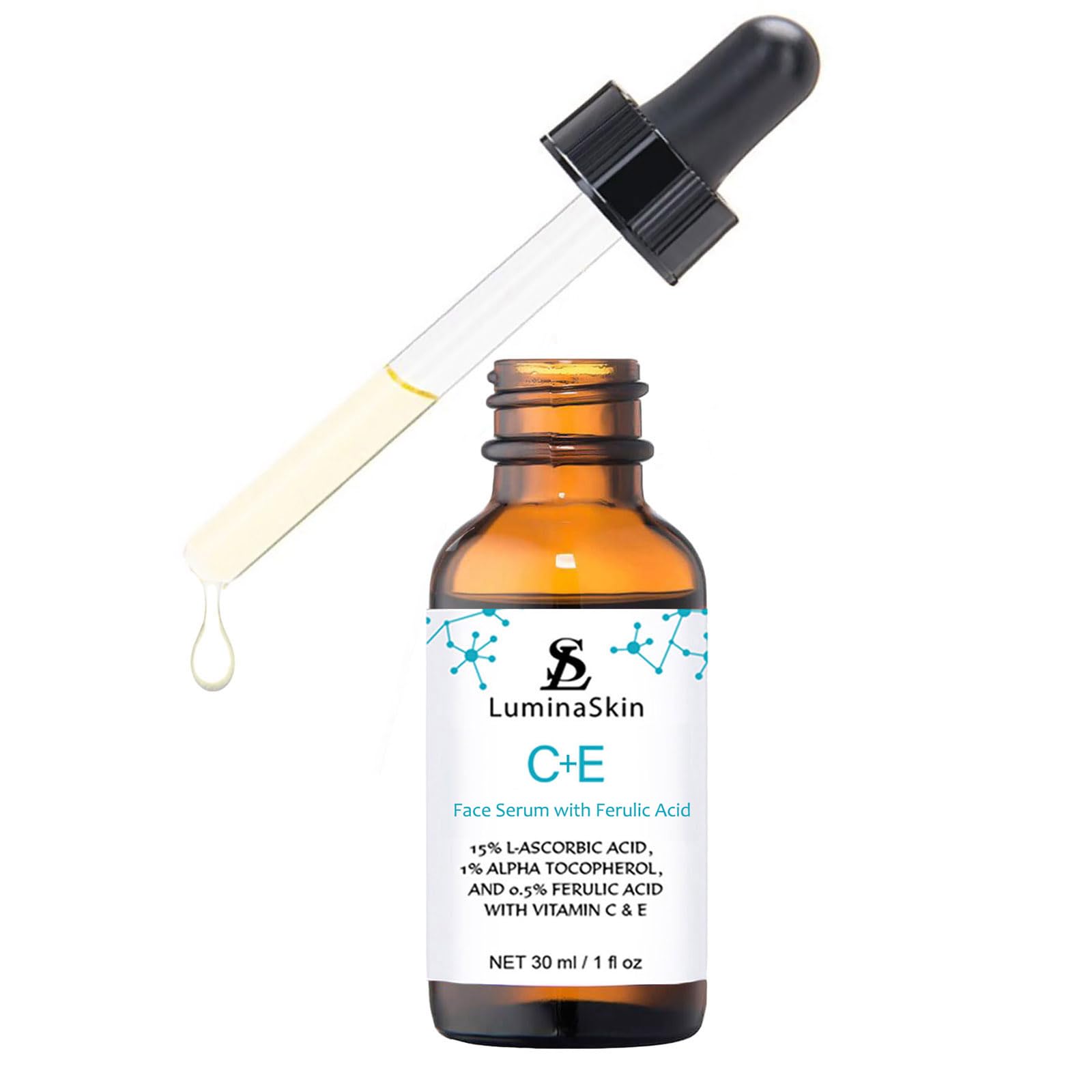 LuminaSkin night ritual with serum setup for calm, hydrating skincare routine