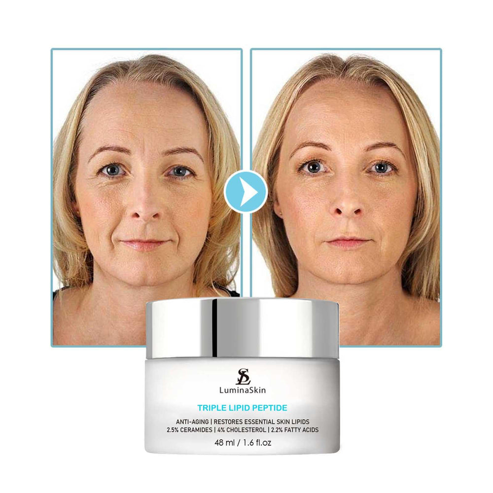 LuminaSkin texture close-up conveys smooth, radiant skin potential