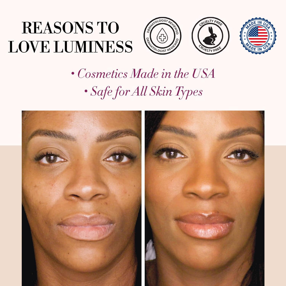 LUMINESS Air Silk airbrush usage scene demonstrates cordless application.
