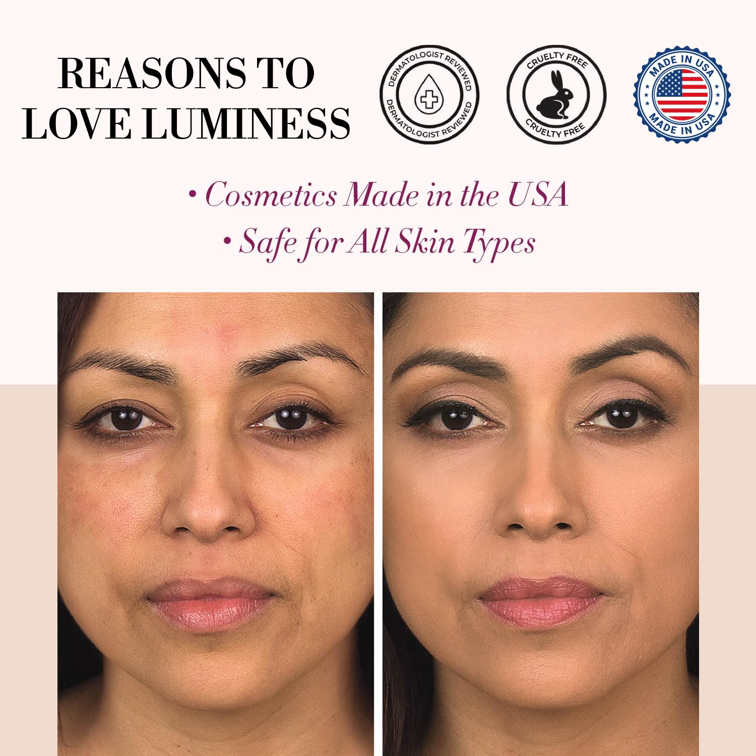 Luminess Air Silk hydration-boost highlights moisture for dewy, comfortable wear