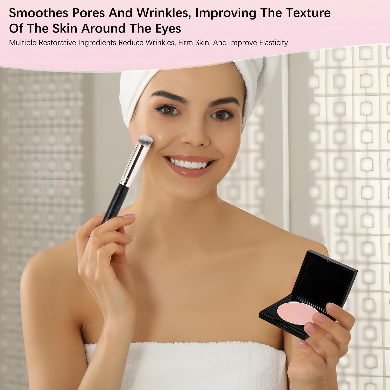 Luminoteeth Under Eye Brightener fades dark circles for a brighter look throughout the day.