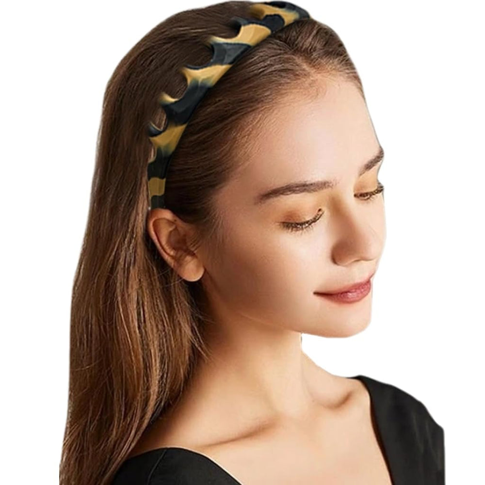 Lumitrail silicone headband with soft silicone outer layer for gentle comfort