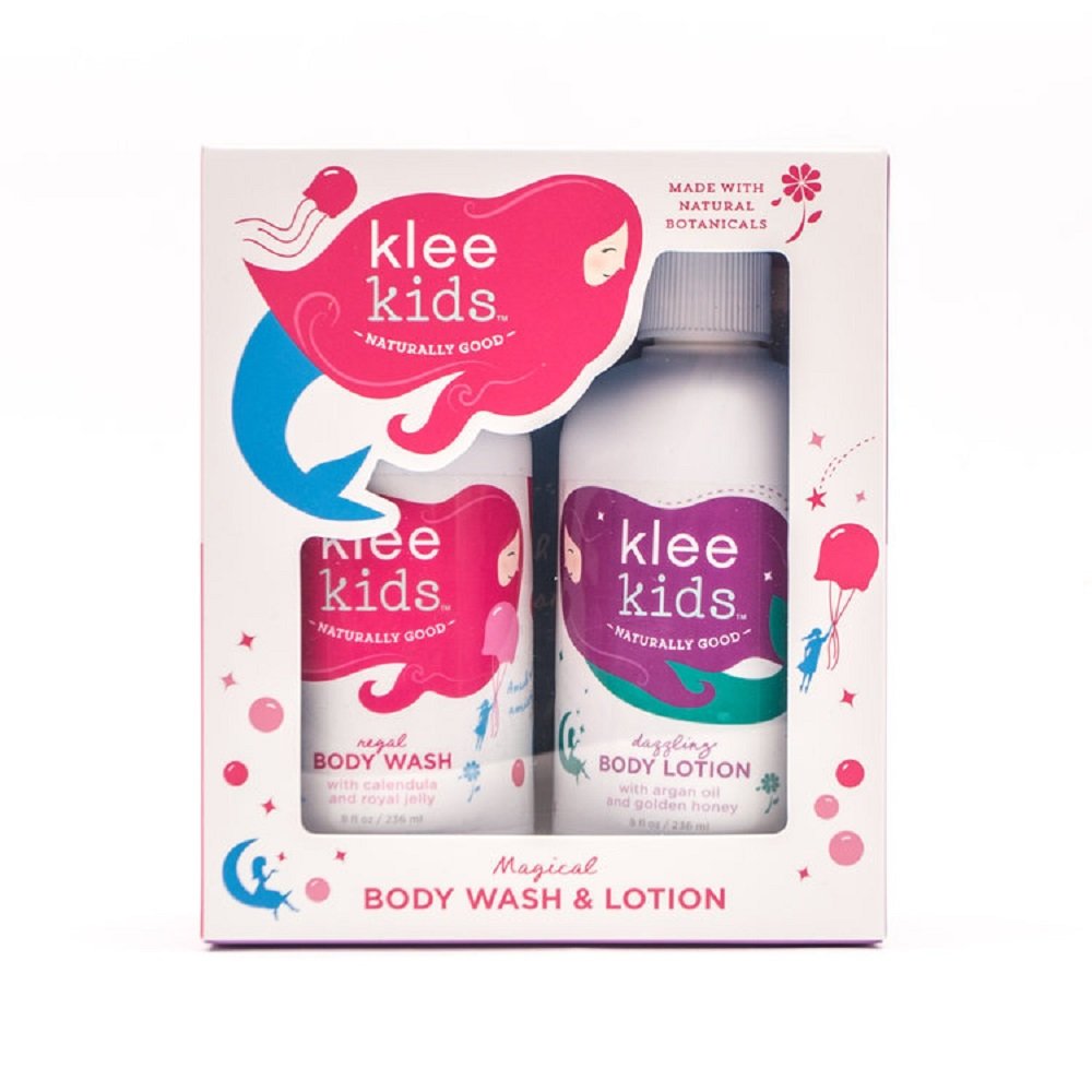 Klee Kids Regal Body Wash bottle with lavender scent for gentle cleansing