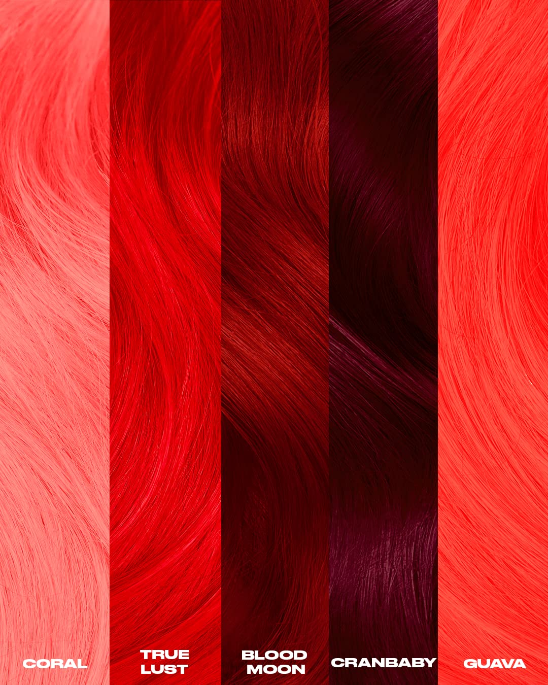Lunar Tides before-after look highlights dramatic color transformation with semi-permanent color.