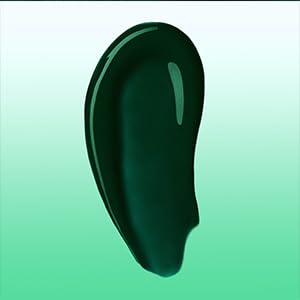 Lunar Tides Juniper Green gloss finish on hair after color