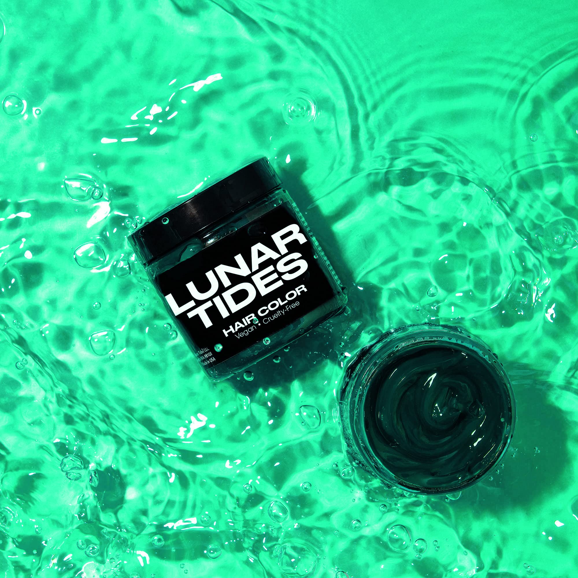 Lunar Tides Juniper Green hair streak detail for subtle color accents