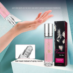 Lunex Phero Perfume packaging close-up showing compact travel design for easy carry