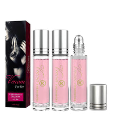 Lunex Phero Perfume roll-on bottles for portable, long-lasting fragrance on the go