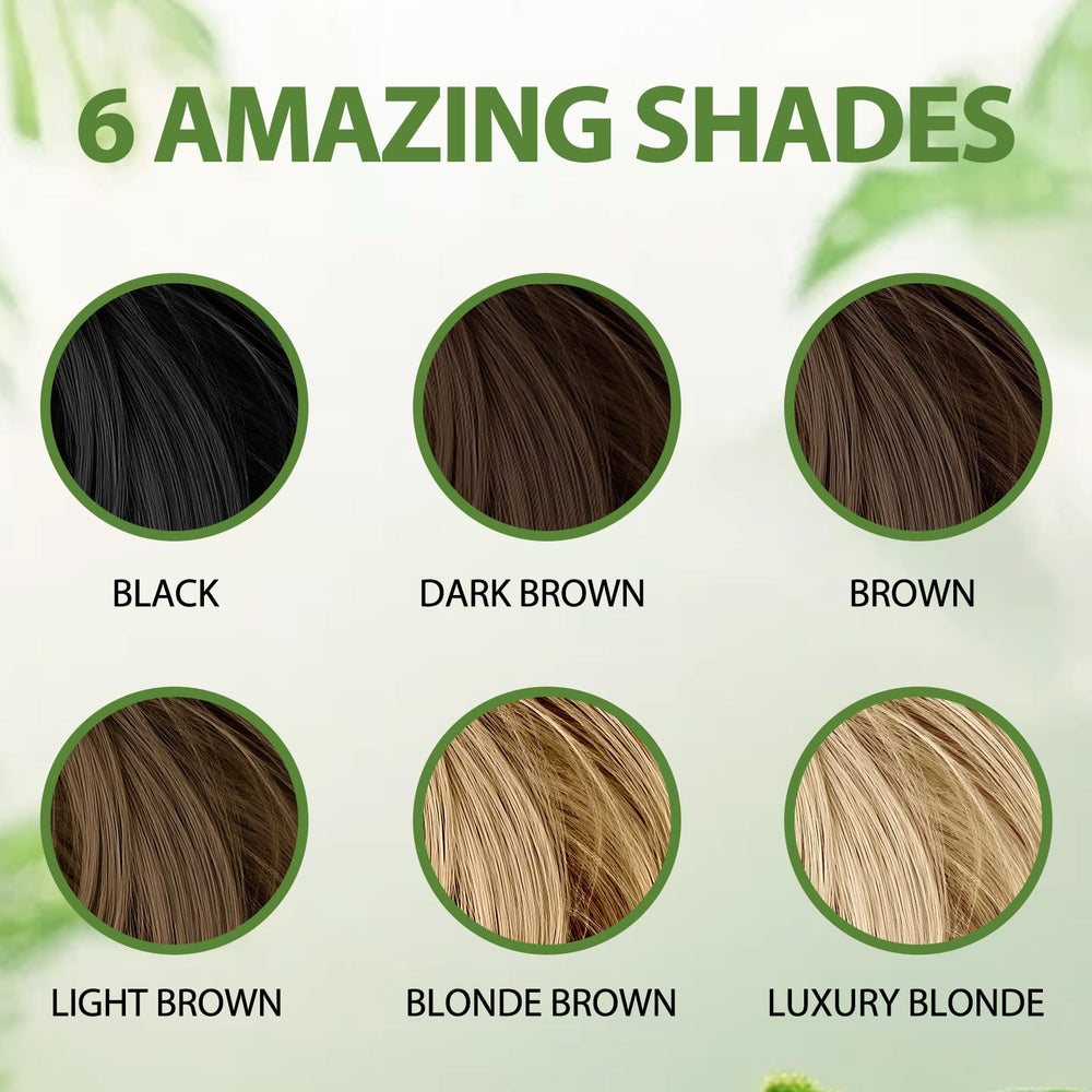 Lunory long-lasting semi-permanent color result shown on hair strands.