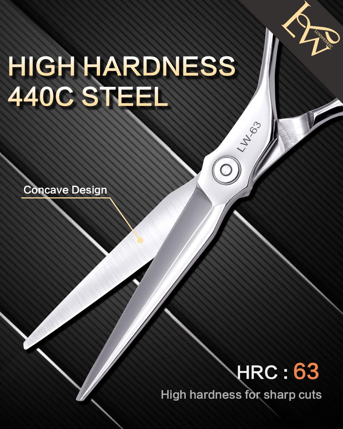 Lunwenksc 58g lightweight design closeup underscores reduced hand fatigue during extended styling sessions
