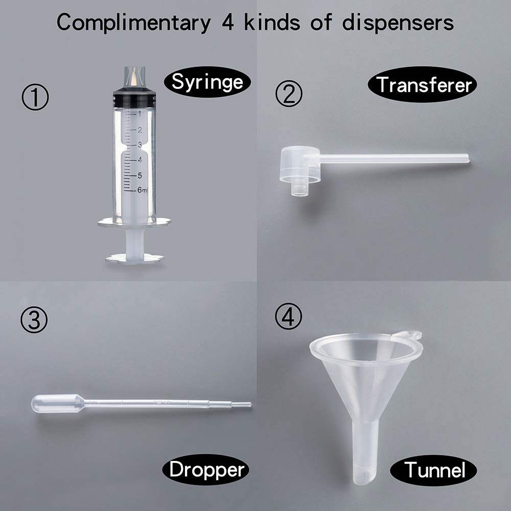 Luojery travel-compact bottle set ideal for gym, car, or bag.