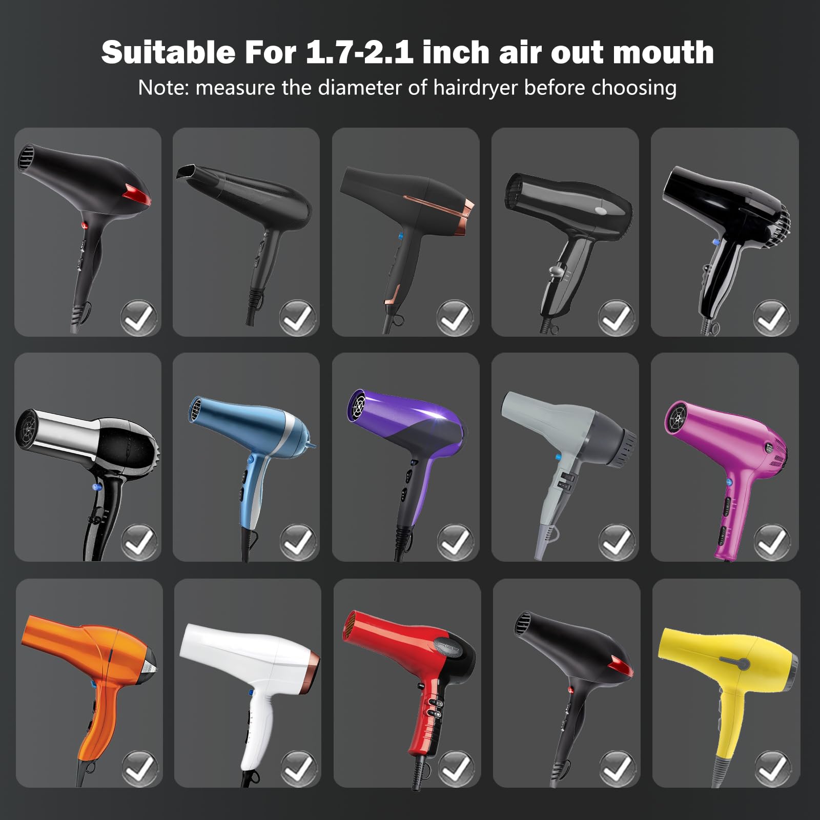 LURA blow dryer comb teeth close-up highlighting tapered teeth for detangling