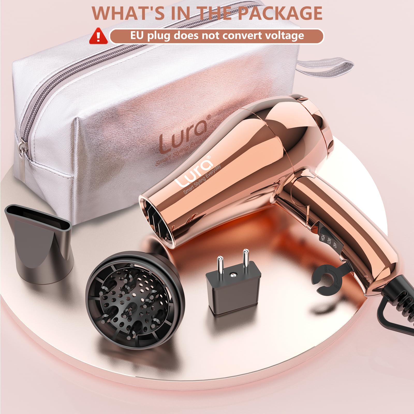 LURA storage bag keeps accessories organized during travel