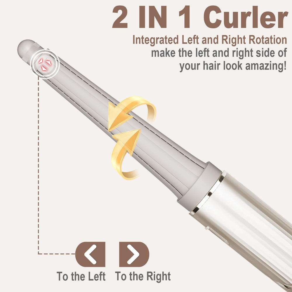 Luresta fine hair styling scenario shows defined curls with careful heat.