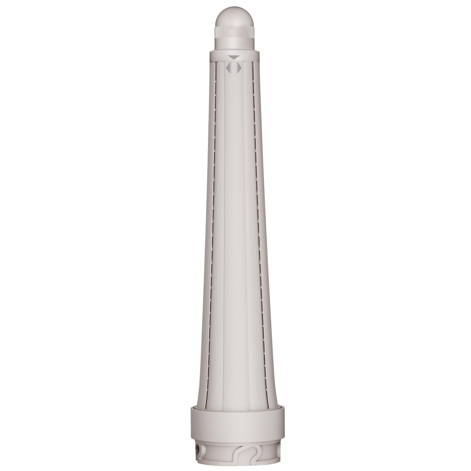 Luresta long curling iron conical barrel close-up shows versatile curling options.