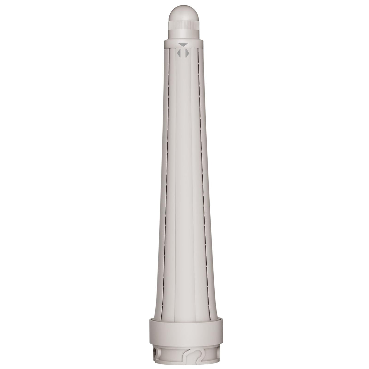 Luresta long curling iron conical barrel close-up shows versatile curling options.