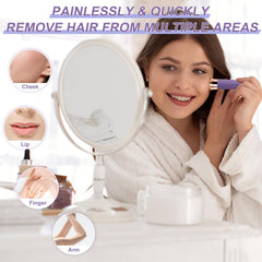 Lurini facial hair remover replacement heads differentiated for hygiene and area use