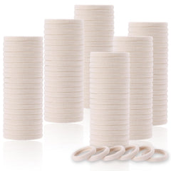 LuSeren 120-piece no-damage hair ties blonde pack ready for everyday secure ponytails.