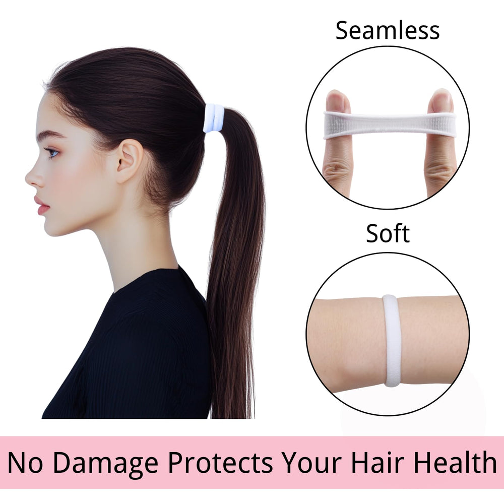 LuSeren durable no-pull hair ties reduce snags for everyday wear