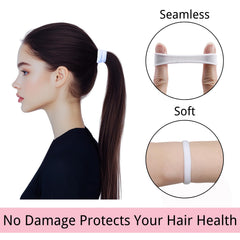 LuSeren durable no-pull hair ties reduce snags for everyday wear