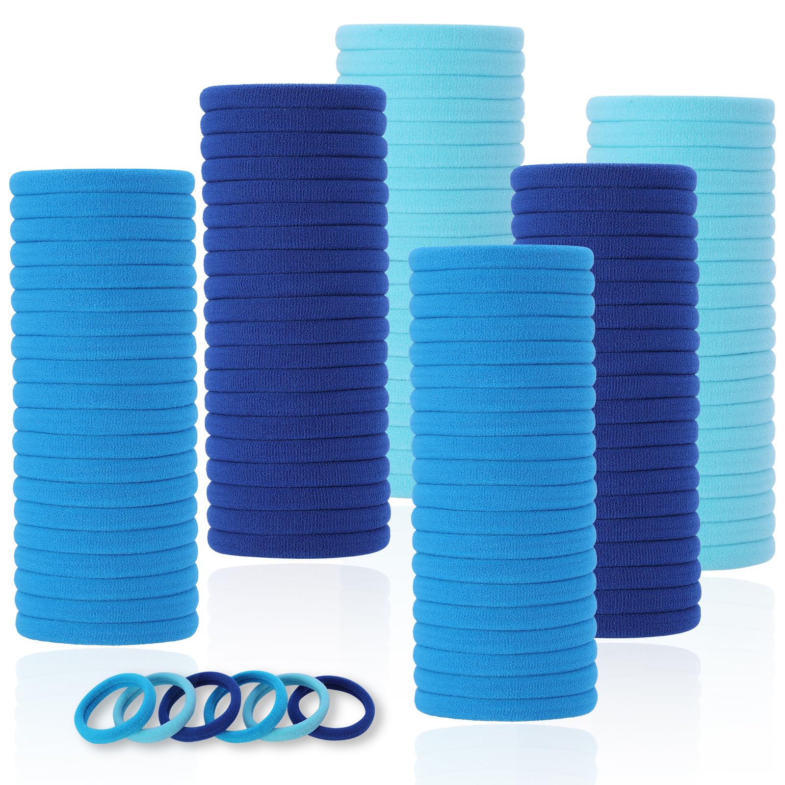 LuSeren nylon cloth fabric elastic hair ties suitable for all ages and occasions.