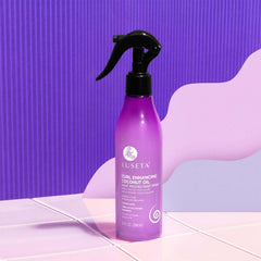 Luseta Argan and coconut oil enriched formula close-up for nourished shine.