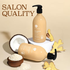 Luseta biotin shine booster close-up suggesting healthier-looking, glossy strands.