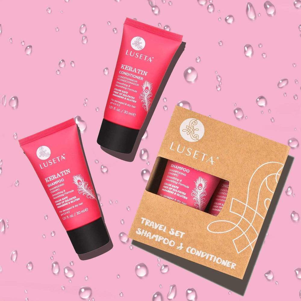 Luseta color-treated hair closeup—vibrant shine and managed frizz
