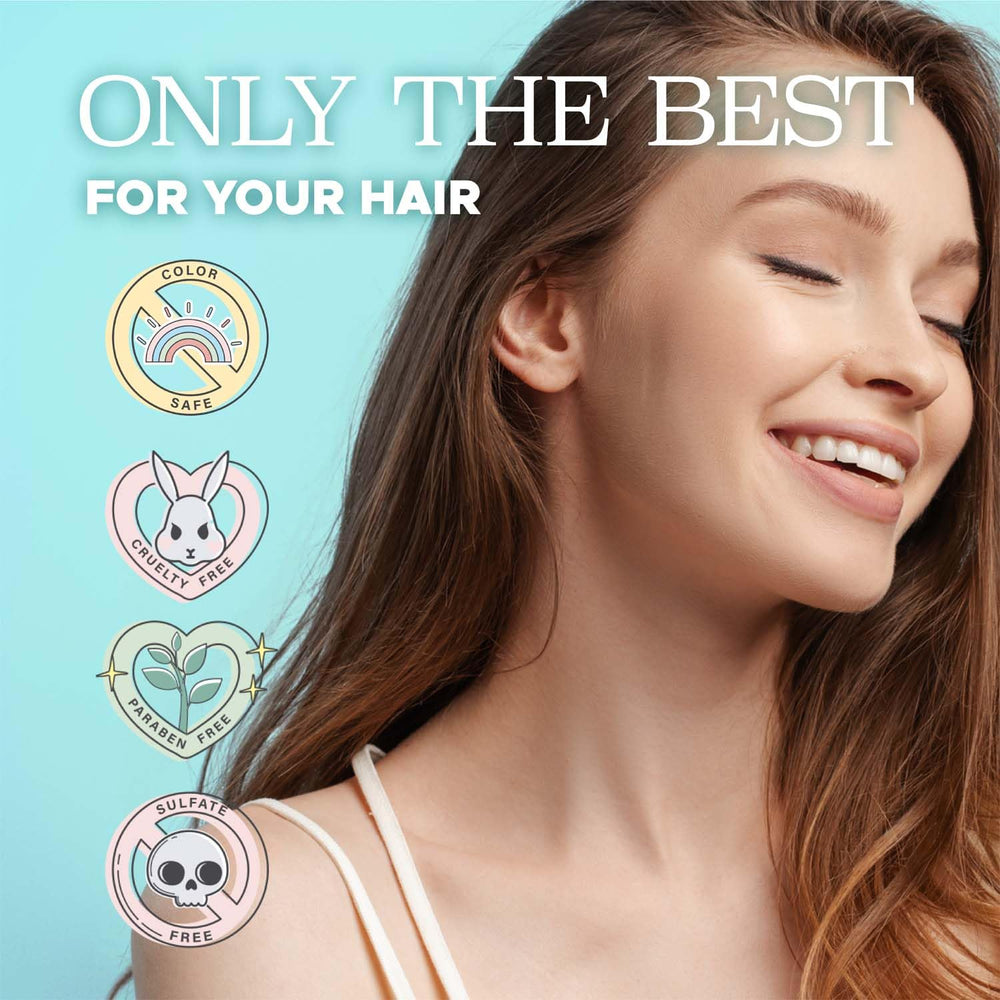 L Luseta cruelty-free icon on packaging reinforces ethical claim