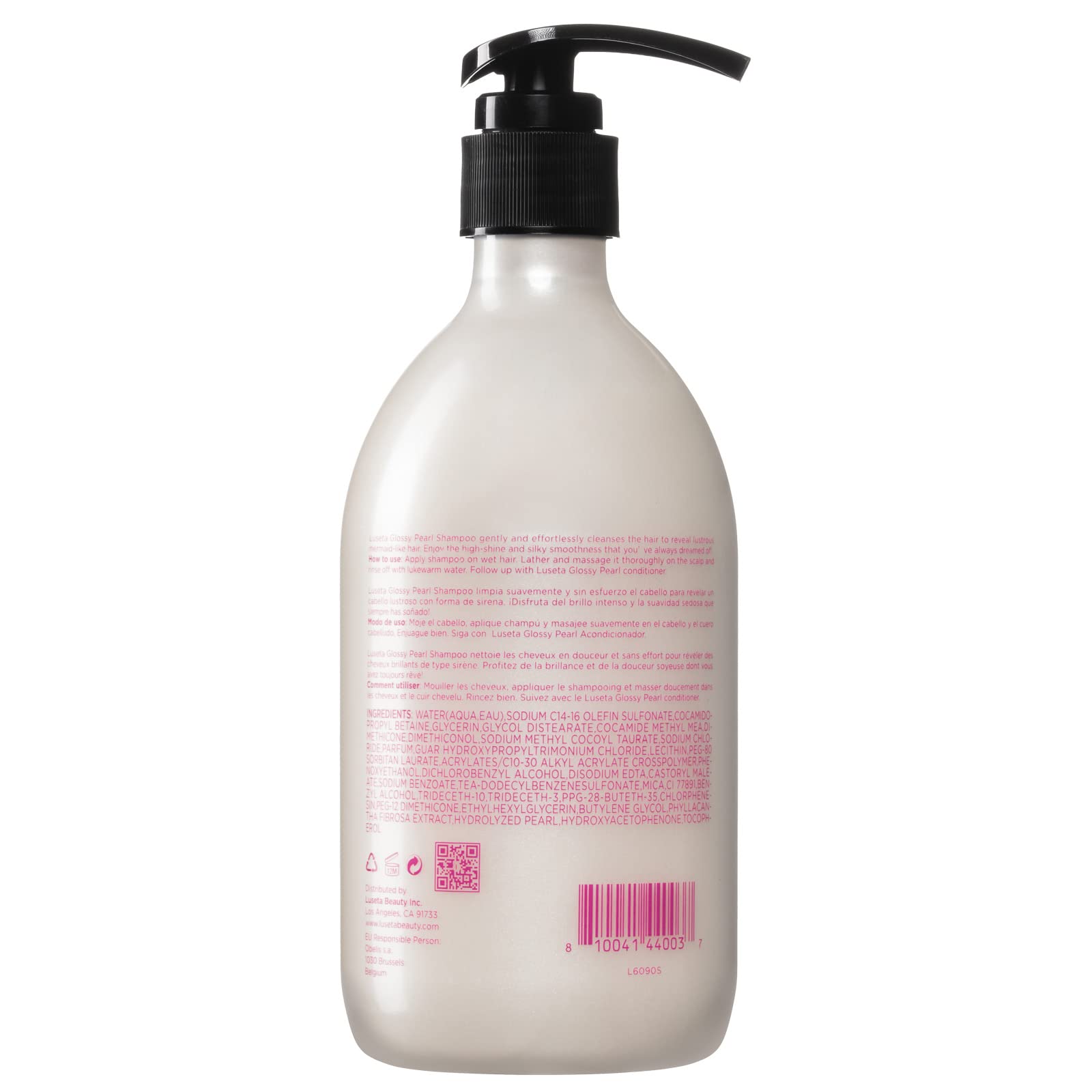Luseta cruelty-free icon on packaging appealing to ethical shoppers.
